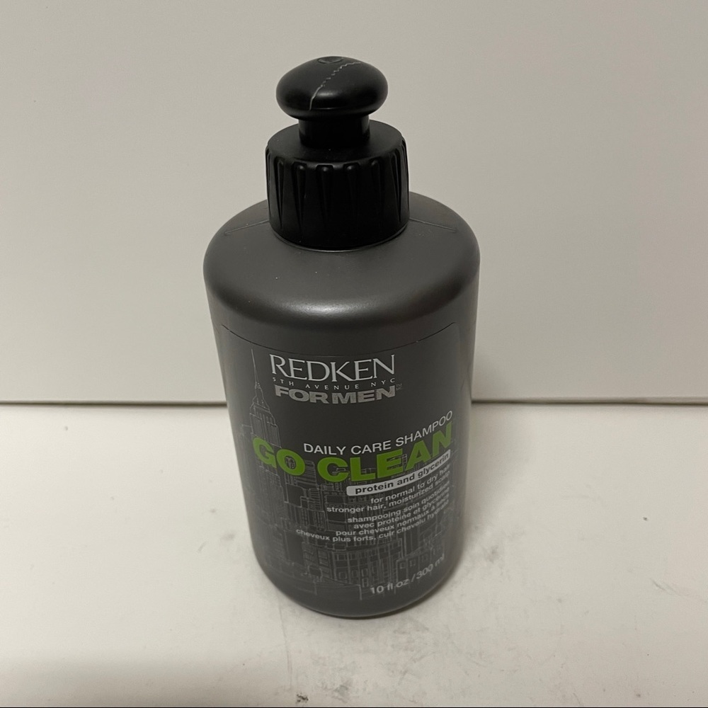 Redken for Men Daily Care Shampoo Go Clean Shampoo 10 OZ HTF